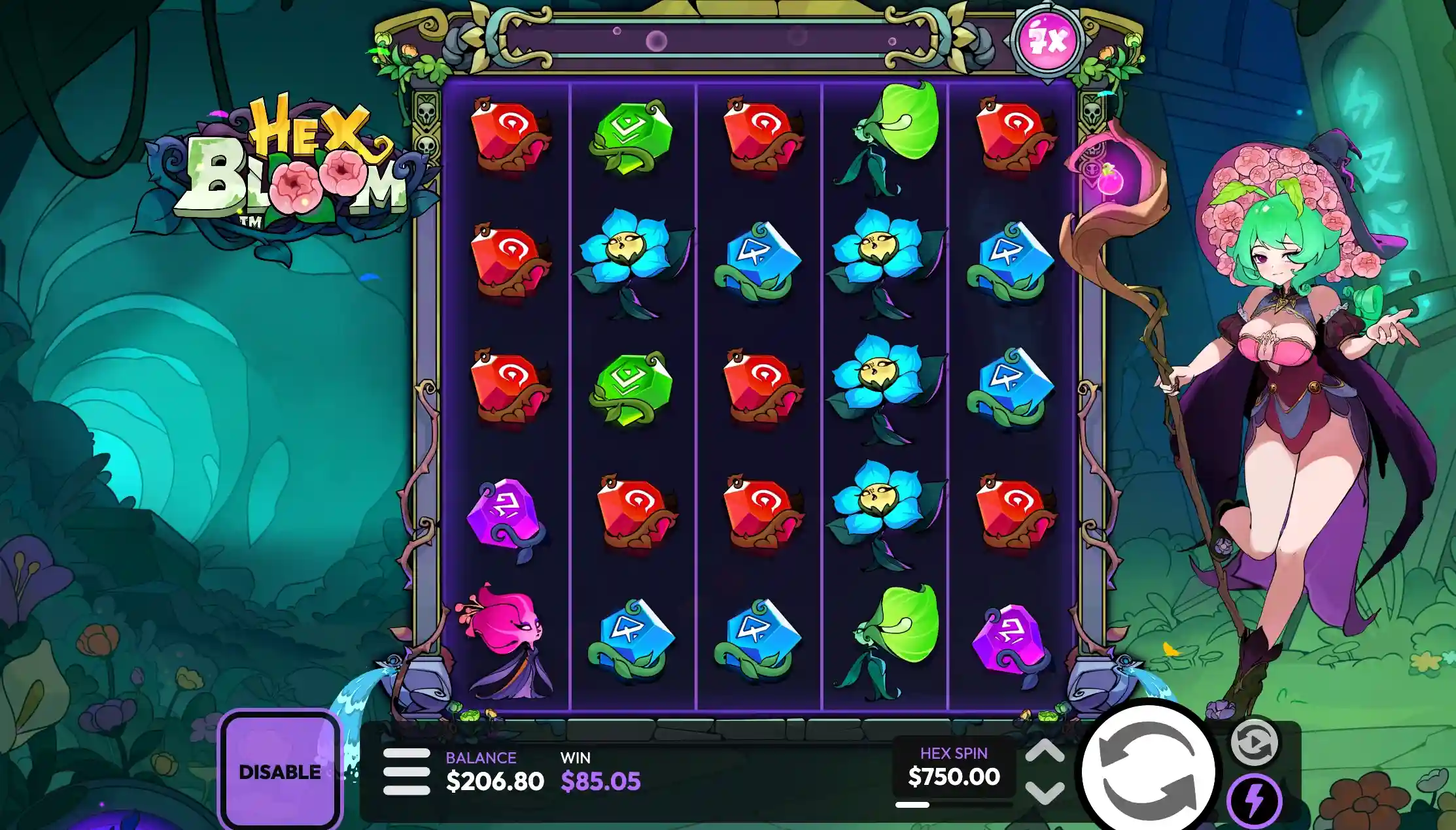 Hex Bloom Bet Range